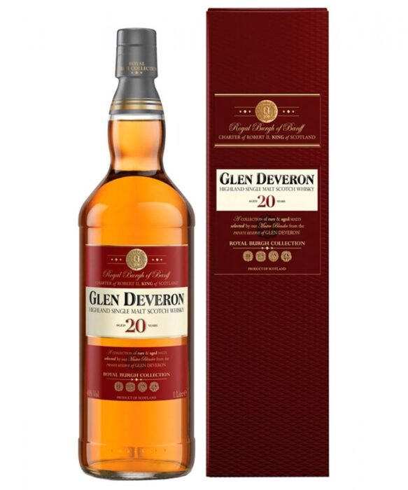 WHISKY SINGLE MALT GLEN DEVERON 20 AÑOS 1L ROYAL BURGH COLLECTION