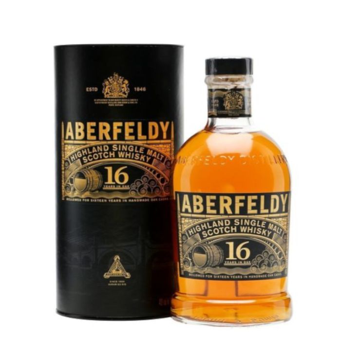 WHISKY SINGLE MALT ABERFELDY 16 AÑOS 1L MADEIRA CASKS EN CAJA