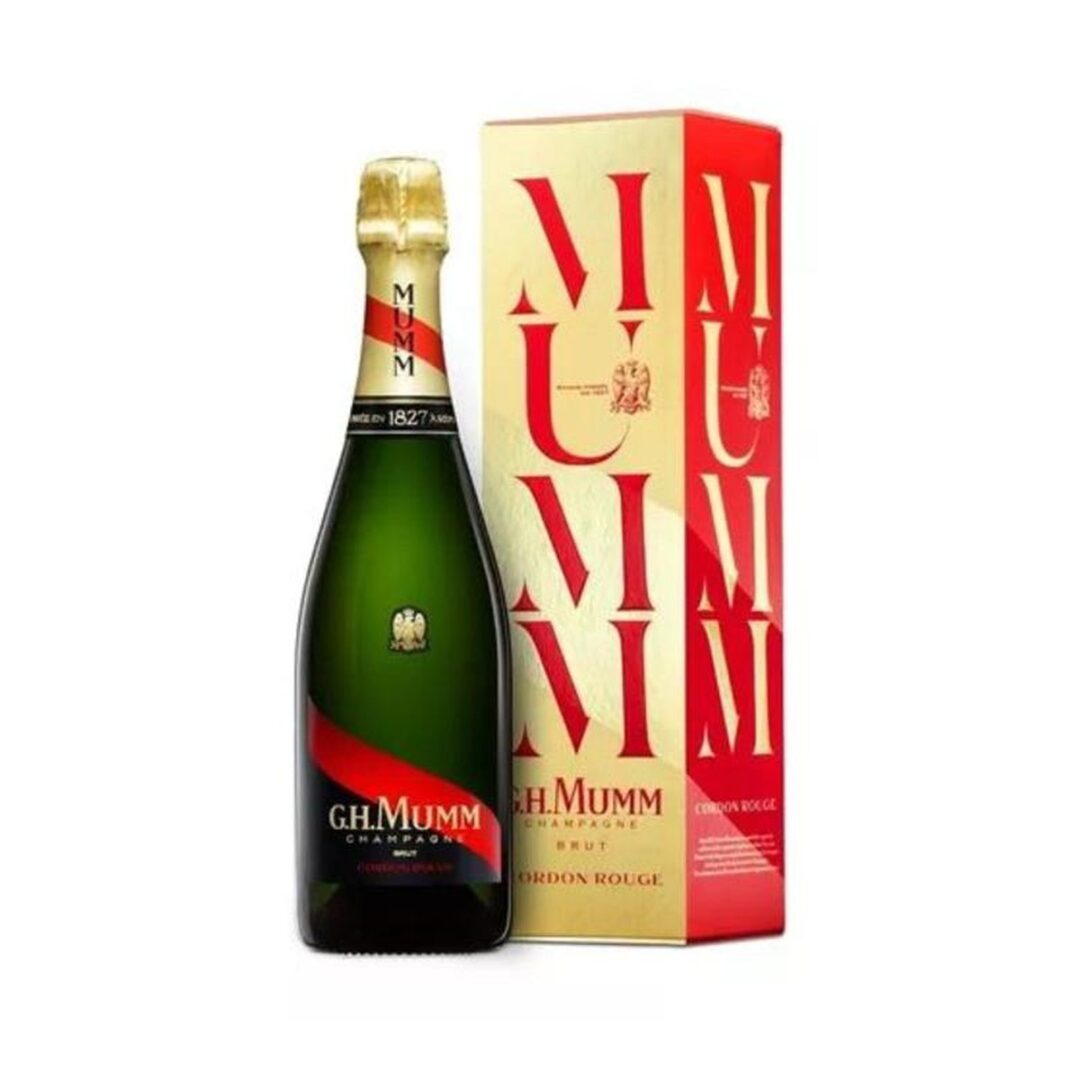 CHAMPAGNE G.H. MUMM CORDON ROUGE BRUT — con estuche — 750 ml