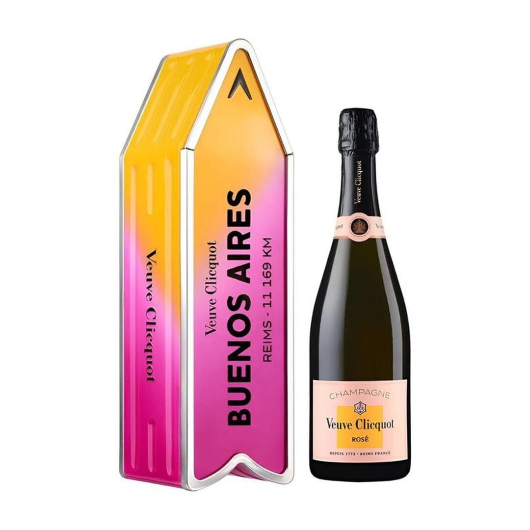 CHAMPAGNE VEUVE CLICQUOT BRUT ROSÉ — Edición Arrow Buenos Aires — 750 ml