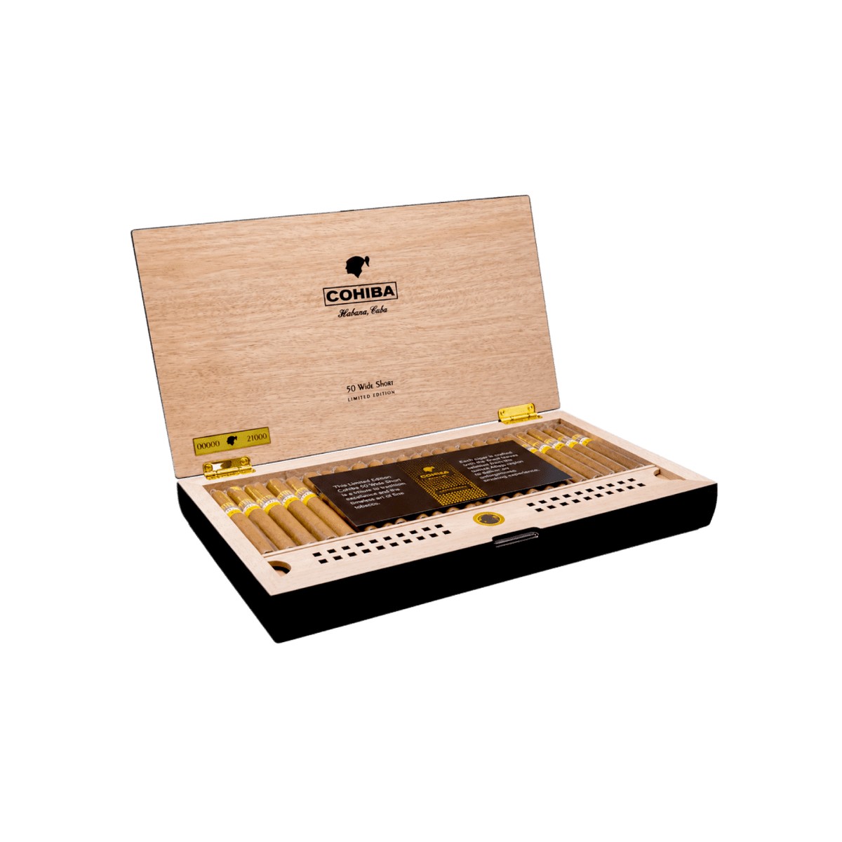 Cohiba Wide Short 50 Edición Limitada con humidor caja x50 und. Cohiba Wide Short 50 Edición Limitada con humidor caja x50 und.