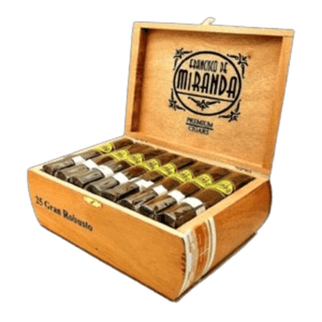 F. DE MIRANDA LÍNEA AMARILLA GRAN ROBUSTO Mazo x 25 und. (5x60) (REP.DOM)
