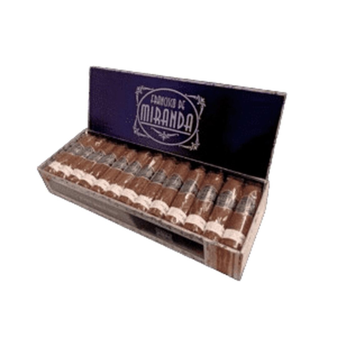 F. DE MIRANDA LÍNEA AZUL PETIT ROBUSTO GORDO Mazo x 25 und. (4x60) (REP.DOM)