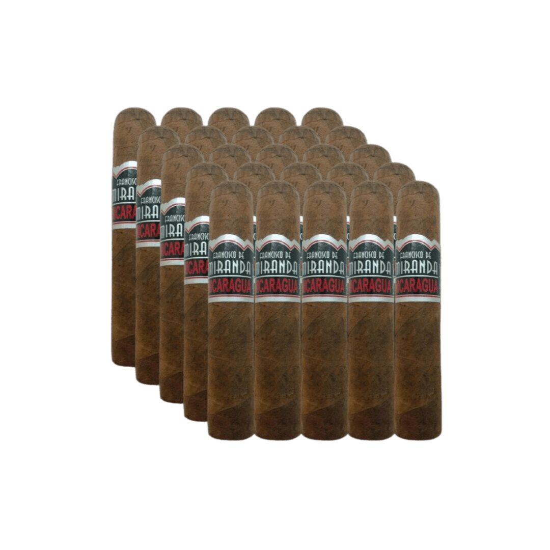 F. DE MIRANDA LÍNEA NEGRA GRAN ROBUSTO Mazo x 25 und. (5x60) (NICA)