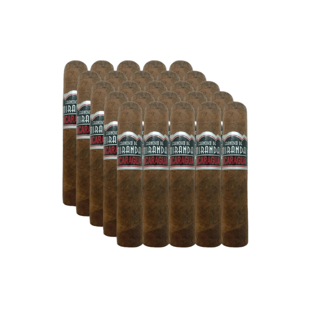 F. DE MIRANDA LÍNEA NEGRA GRAN ROBUSTO Mazo x 25 und. (5x60) (NICA) F. DE MIRANDA LÍNEA NEGRA GRAN ROBUSTO Mazo x 25 und. (5x60) (NICA)