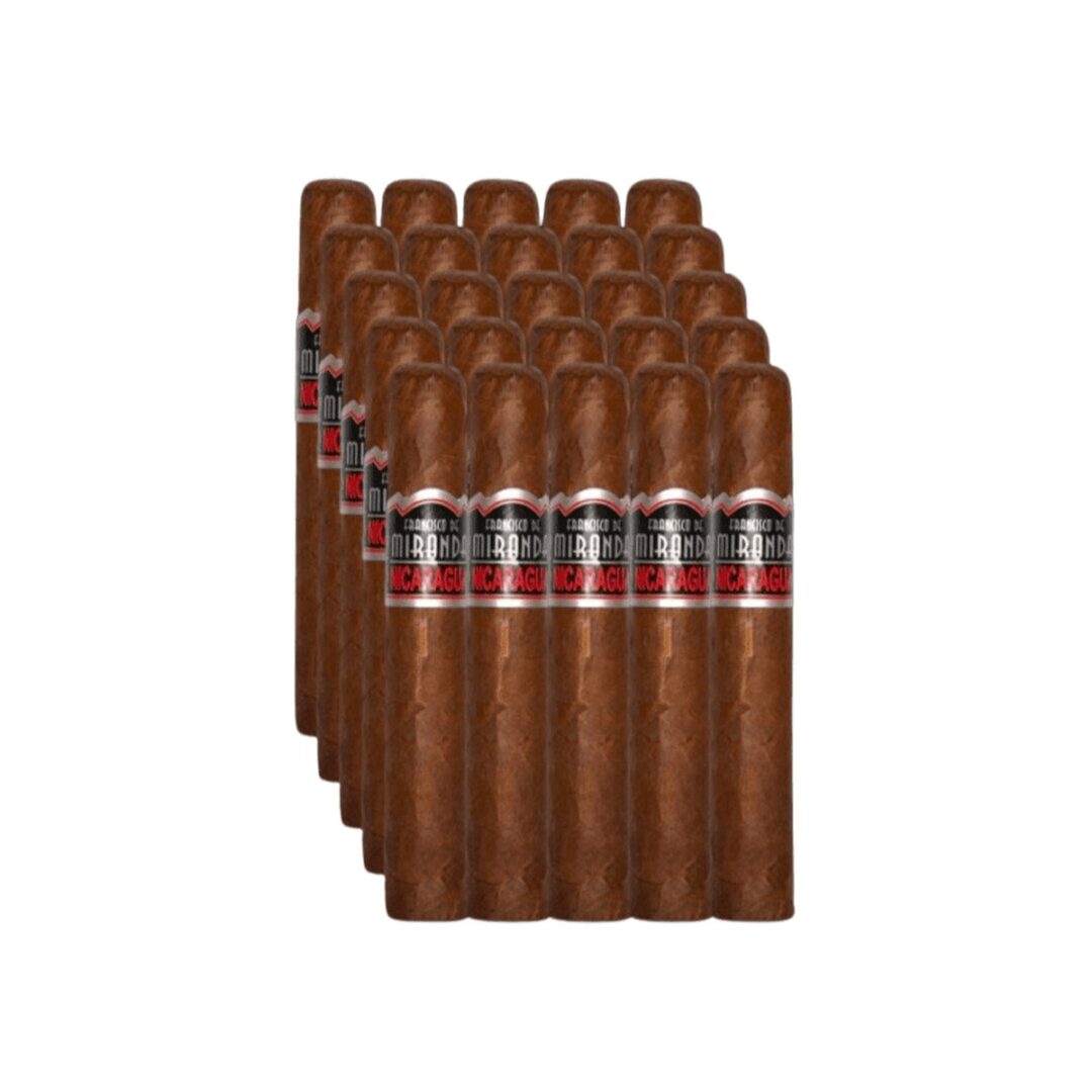 F. DE MIRANDA LÍNEA NEGRA PETIT CORONA Mazo x 25 und. (5x44) (NICA)