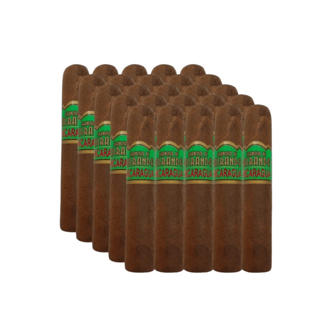 F. DE MIRANDA LÍNEA VERDE GRAN ROBUSTO Mazo x 25 und. (5x60) (NICA)