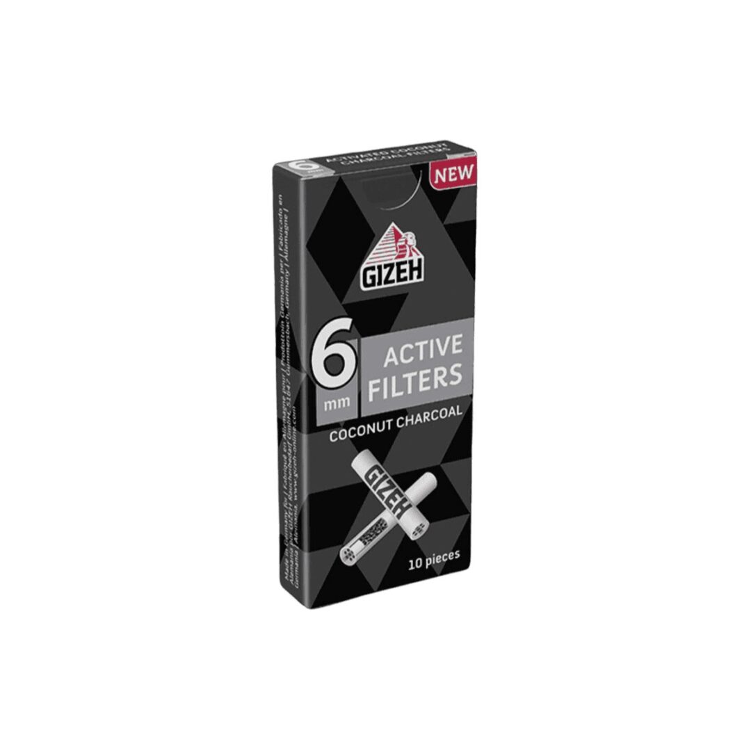 Gizeh Coconut charcoal Slim 6 mm