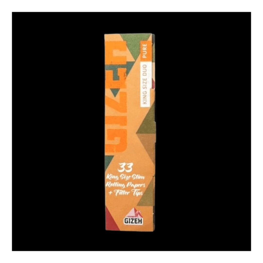 Gizeh King Size Duo Pure x33 papeles + 33 Tips