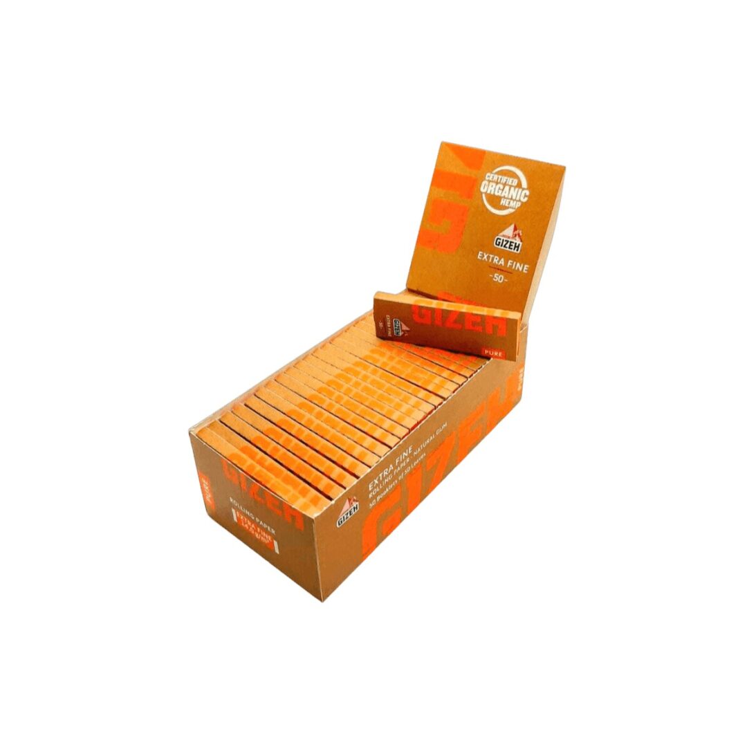 Gizeh Pure Extra Fine 1 p x50 papeles — pack x50 und.
