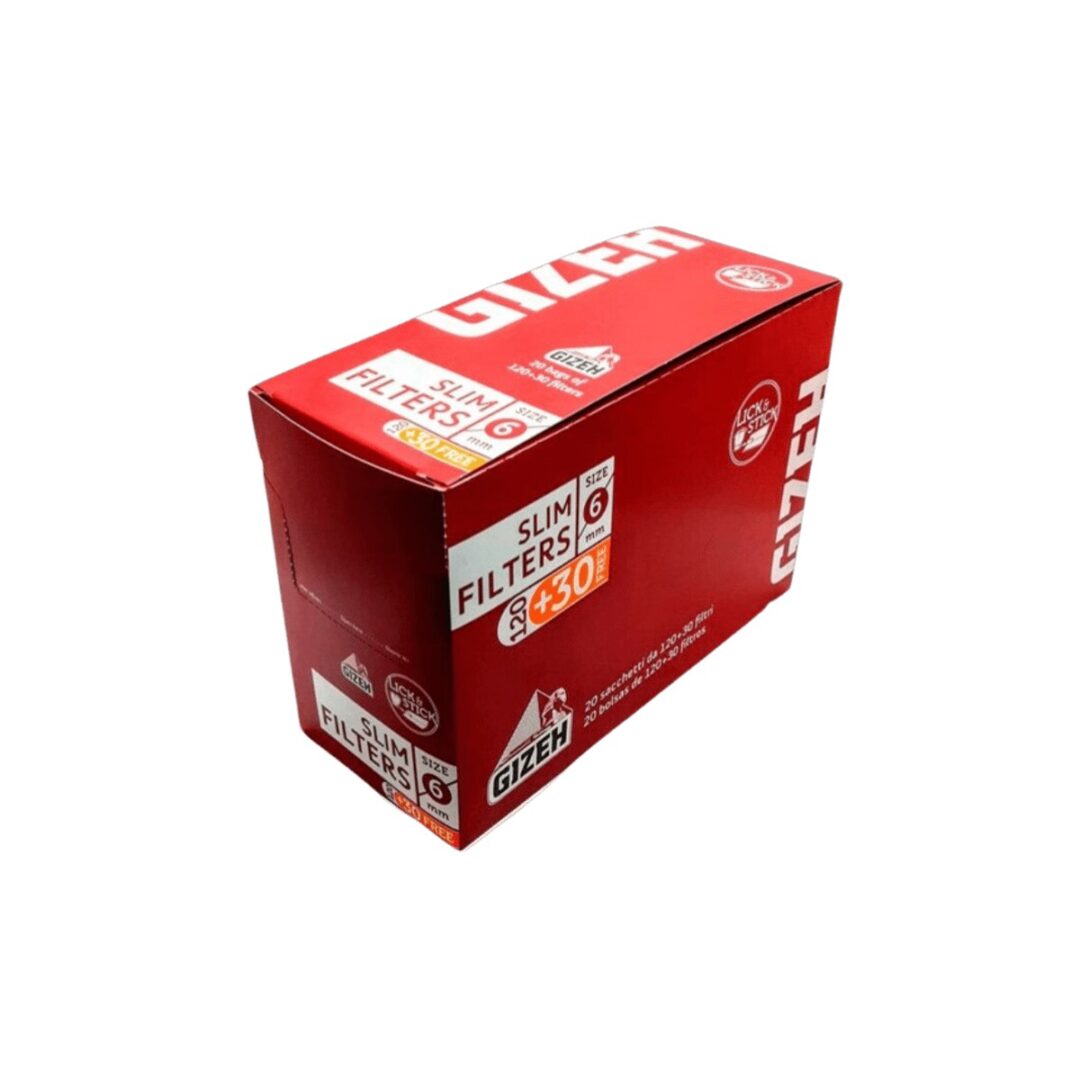 Gizeh Slim 6 mm x150 — pack x20 und.