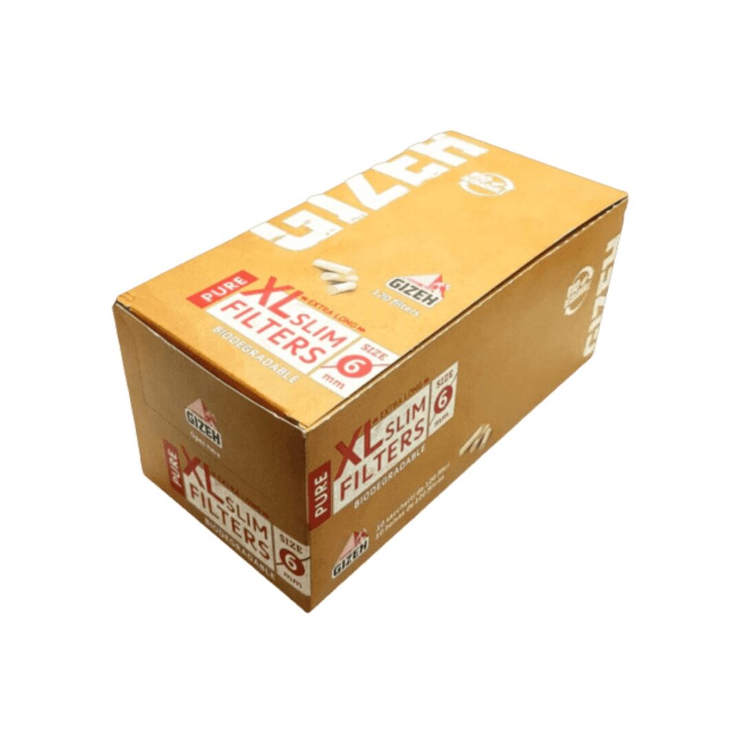Gizeh Slim Pure XL Biodegradable 6 mm x120 — pack x10 und.