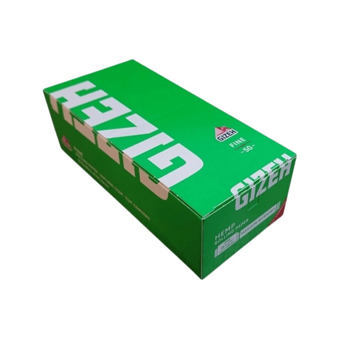 Gizeh Verde Fine Cut Corners 1 p x50 papeles — pack x50 und.