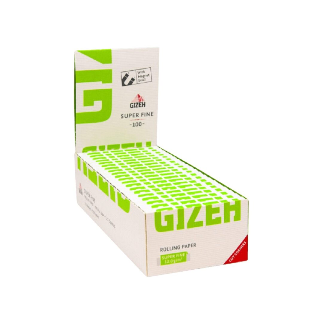 Gizeh Verde Super Fine 1 p Magnet x100 papeles — pack x20 und.