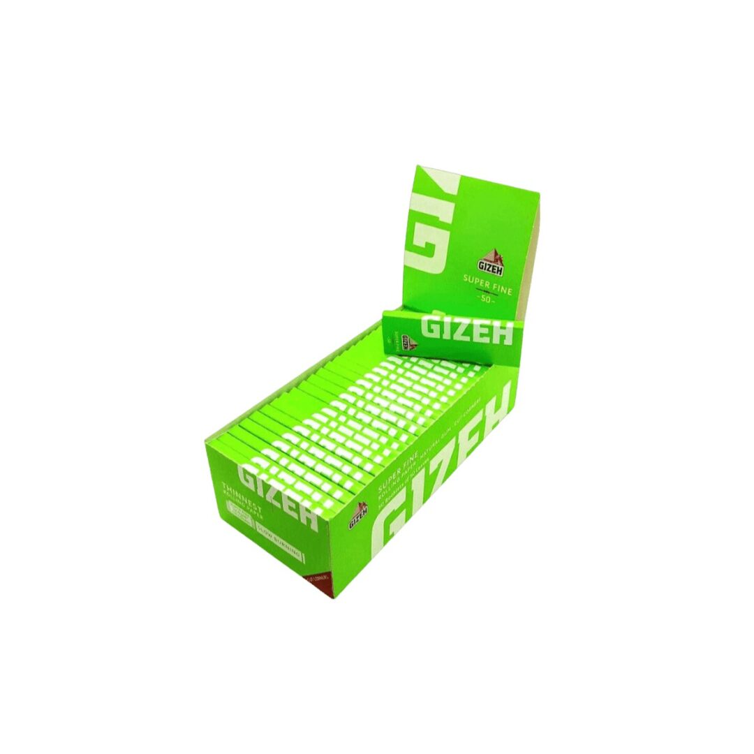 Gizeh Verde Super Fine 1 p x50 papeles — pack x50 und.