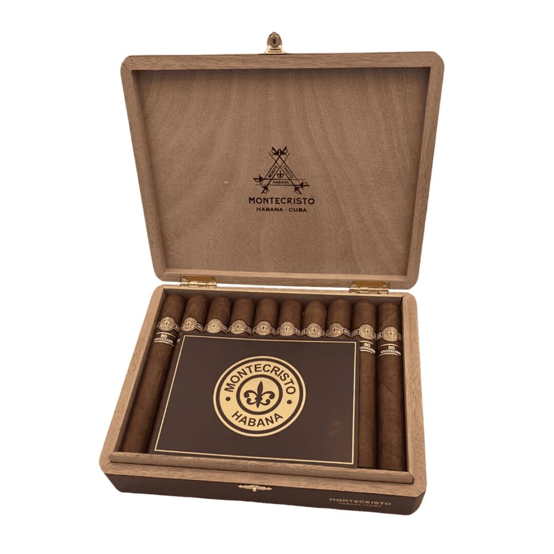 Montecristo 80 Aniversario caja x20 und.