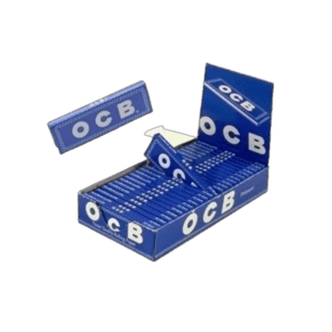 OCB Blue Original 1 p x50 papeles — pack x25 und.