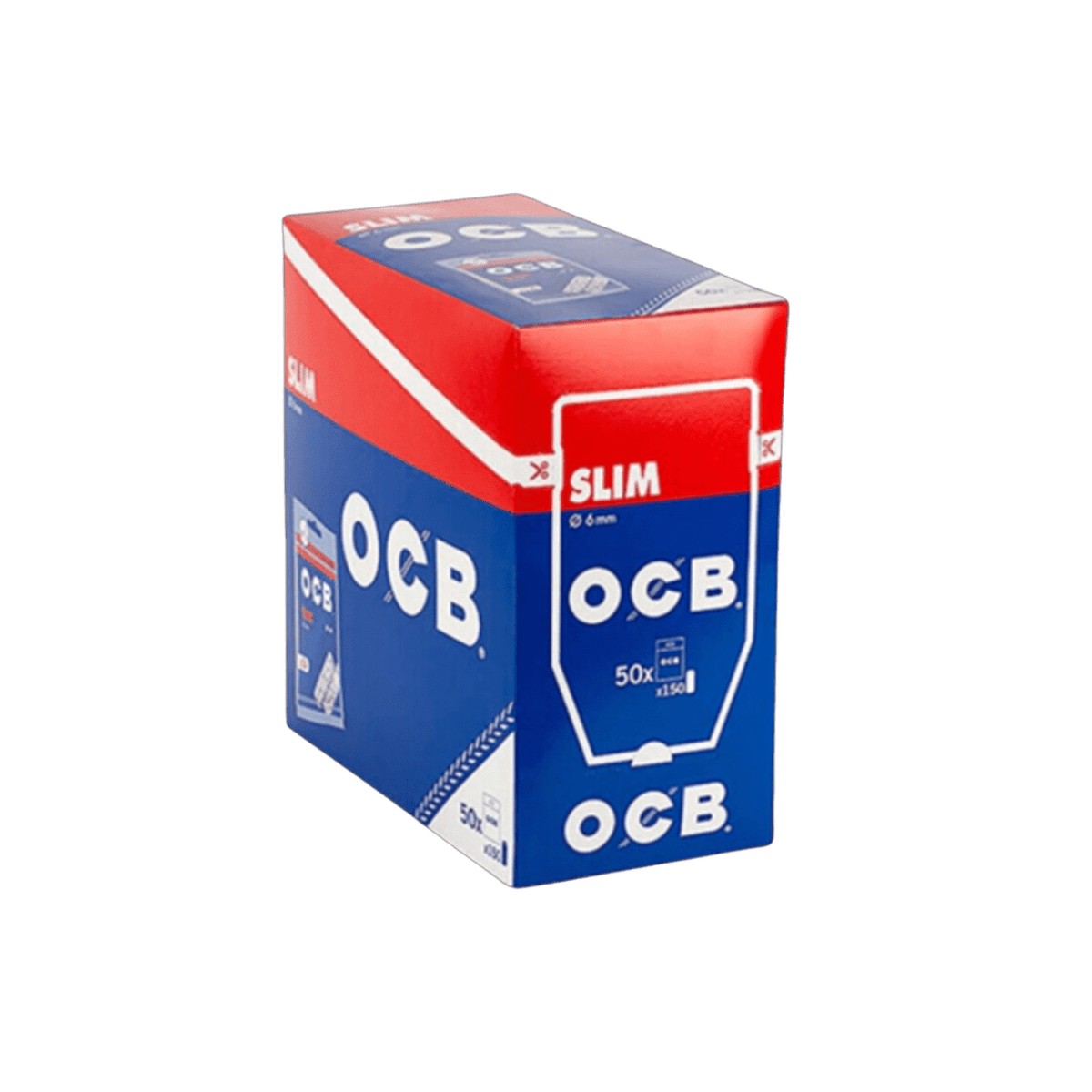 OCB Filtros slim x150 — pack x50 und. OCB Filtros slim x150 — pack x50 und.