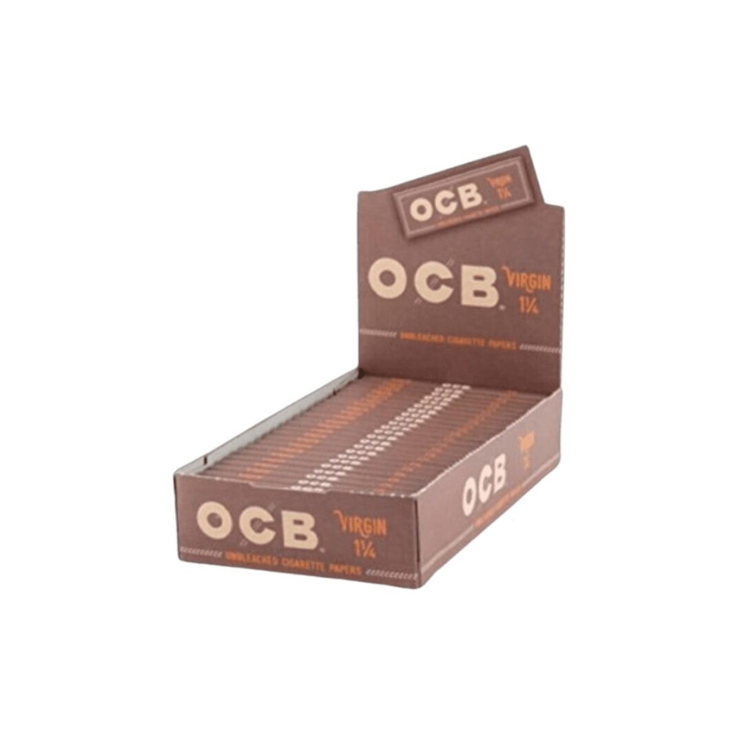 OCB Virgin Paper 1¼ p x50 papeles — pack x25 und.