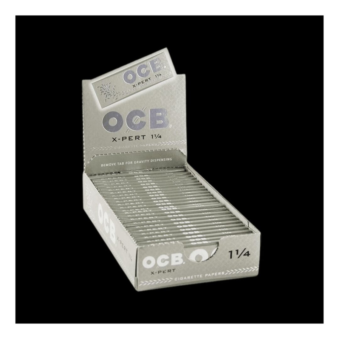 OCB X-Pert Gris 1¼ p x50 papeles — pack x25 und.