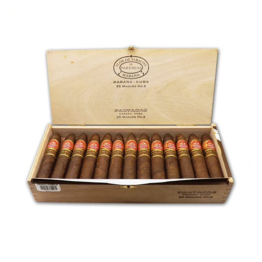 Partagas Maduro N°2 caja x25 und.